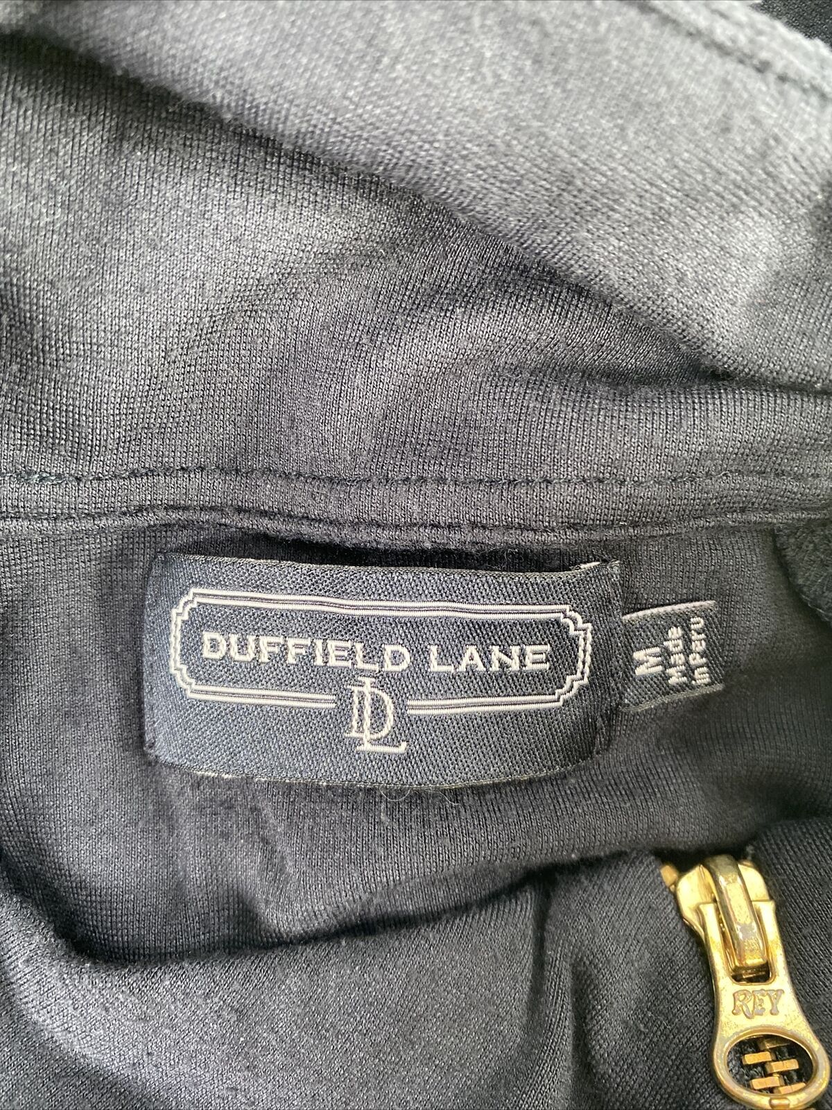 Duffield Lane Women's Blue Long Sleeve Front Casual Shirt - M