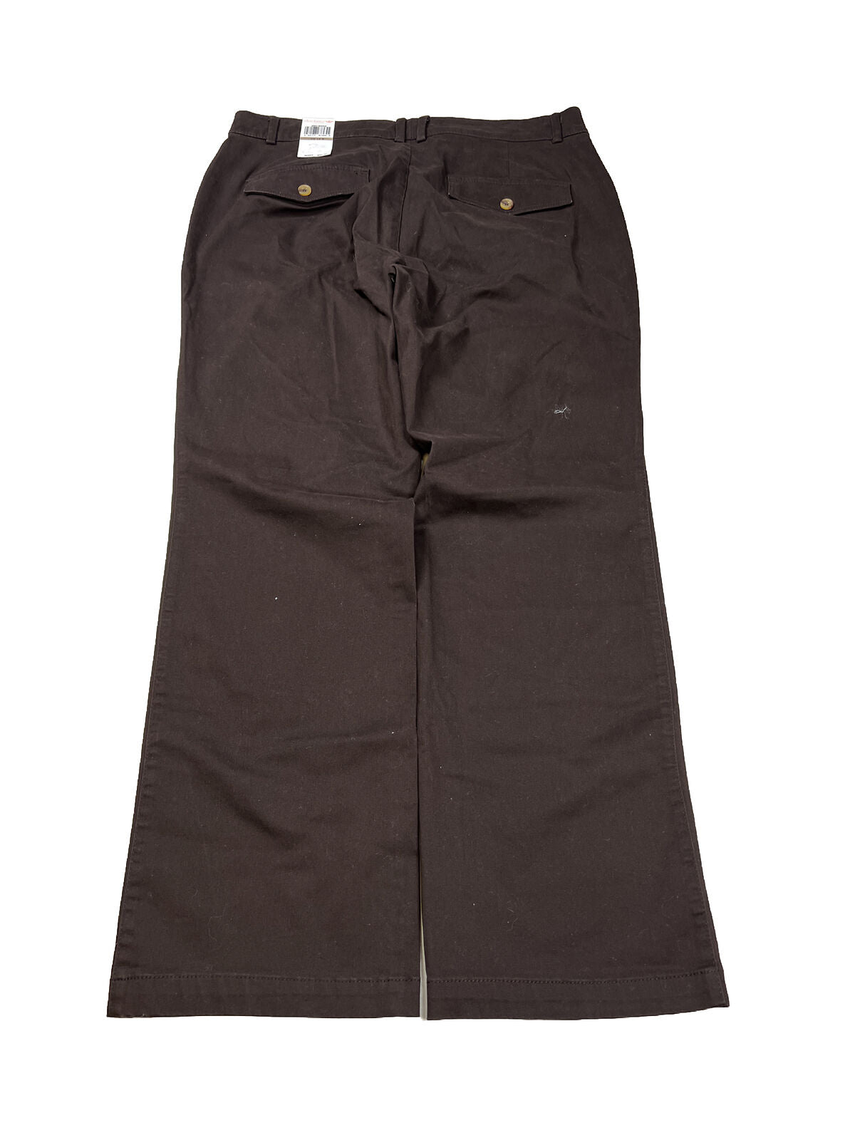 NEW Dockers Womens' Brown Straight Leg khaki Pants - 12 Short