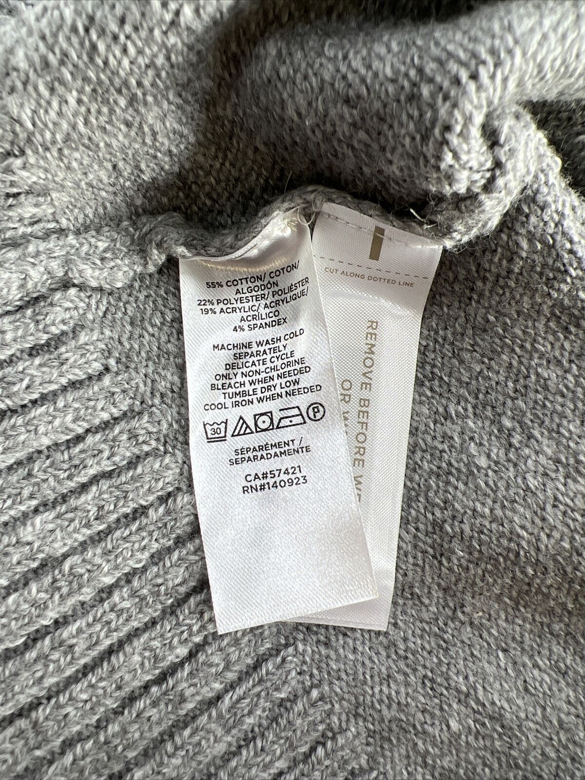 NUEVO suéter con capucha gris Dog Mama de Lou and Grey para mujer - XS