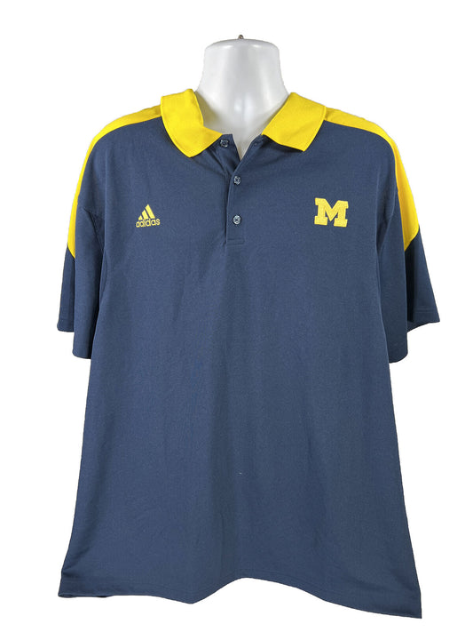 adidas Men's University of Michigan Scorch Polo Shirt - 3XL