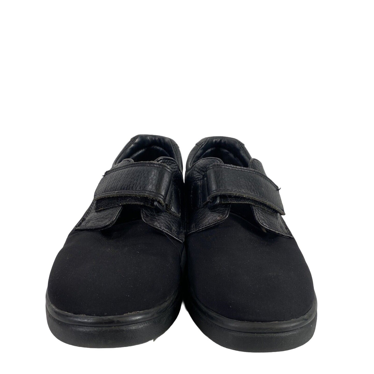 Dr. Comfort Women's Black Leather Annie Comfort Shoes - 9.5M