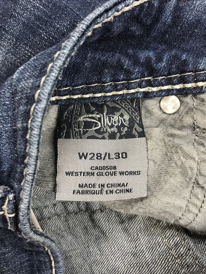 Silver Jeans Women's Dark Wash Suki Boot Cut Denim Jeans - 28x30