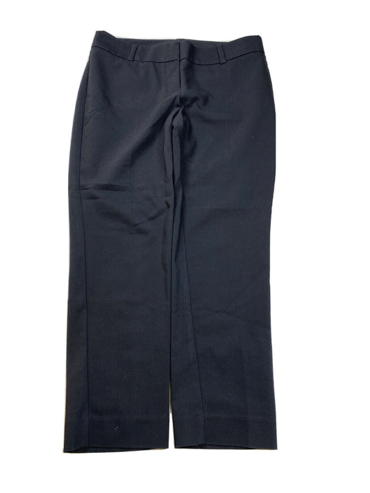 White House Black Market Pantalones de vestir negros de pierna recta para mujer - 8