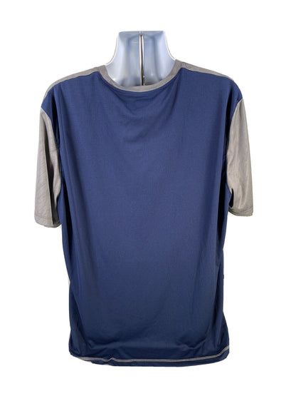 Camiseta de poliéster de manga corta de los Patriots azules del equipo de la NFL para hombre - 3XL
