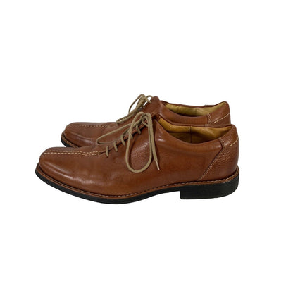 Sandro Zapatos de vestir Oxford de cuero marrón para hombre - 10D