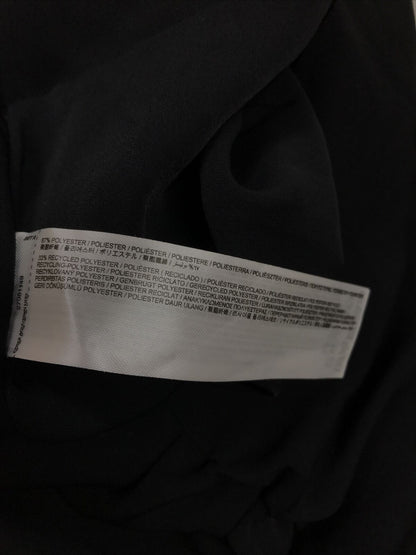 NUEVO Mango MNG Falda negra con abertura lateral larga para mujer - XXL