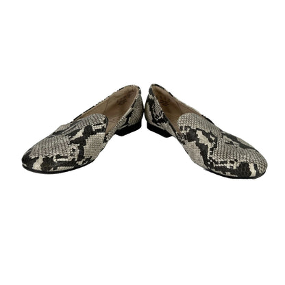 Zapatos planos con estampado de serpiente beige/negro de Soul Naturalizer - 7