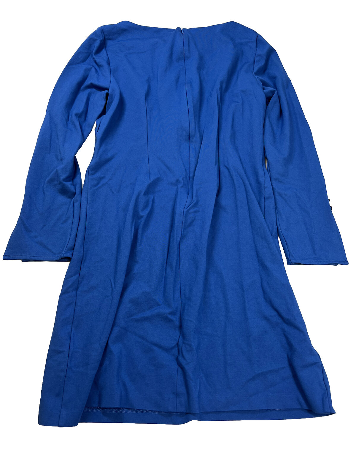 Ann Taylor Women's Blue Long Sleeve Sheath Dress - M