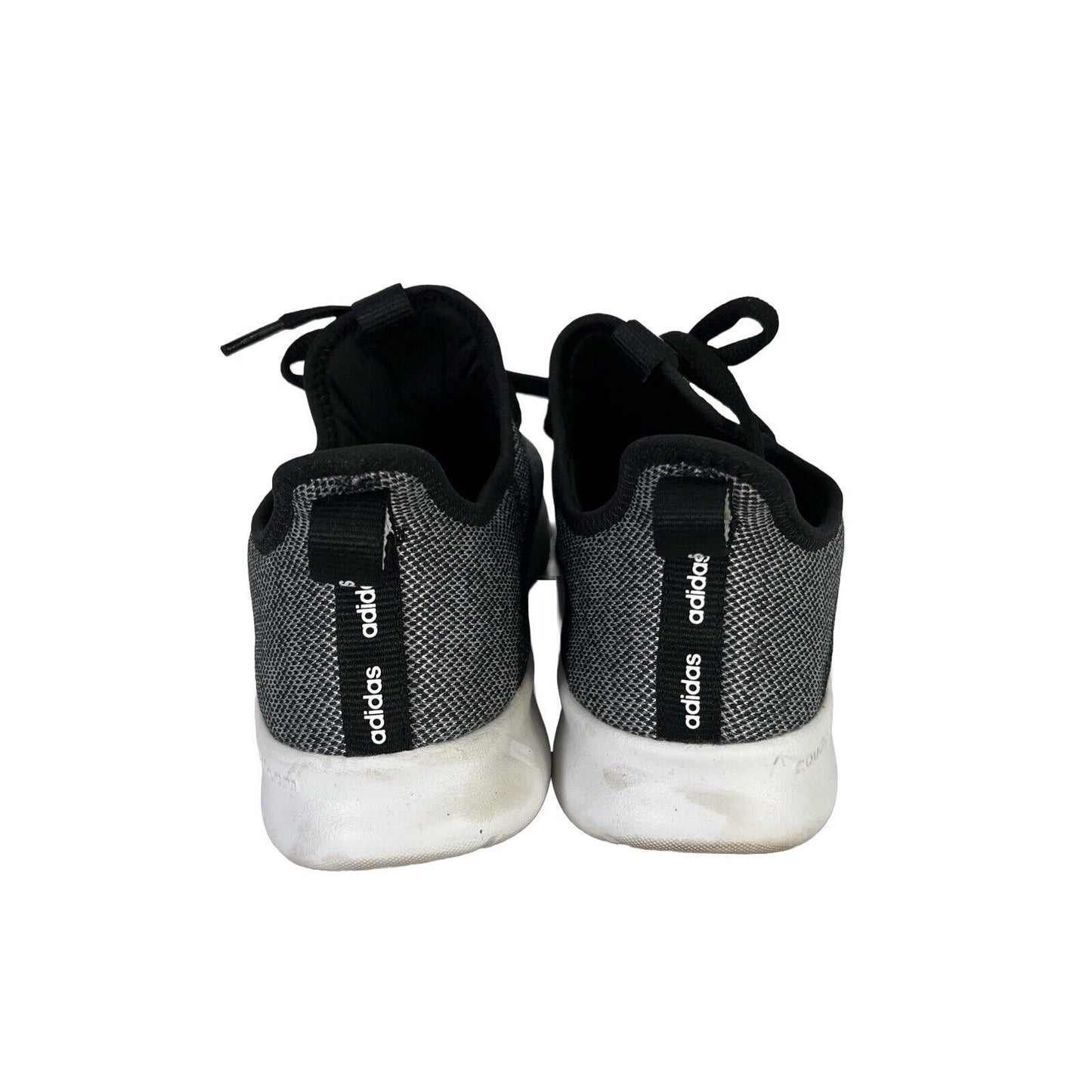 adidas Cloudfoam Pure 2.0 - Zapatillas de running con cordones para mujer, color gris/negro, 40
