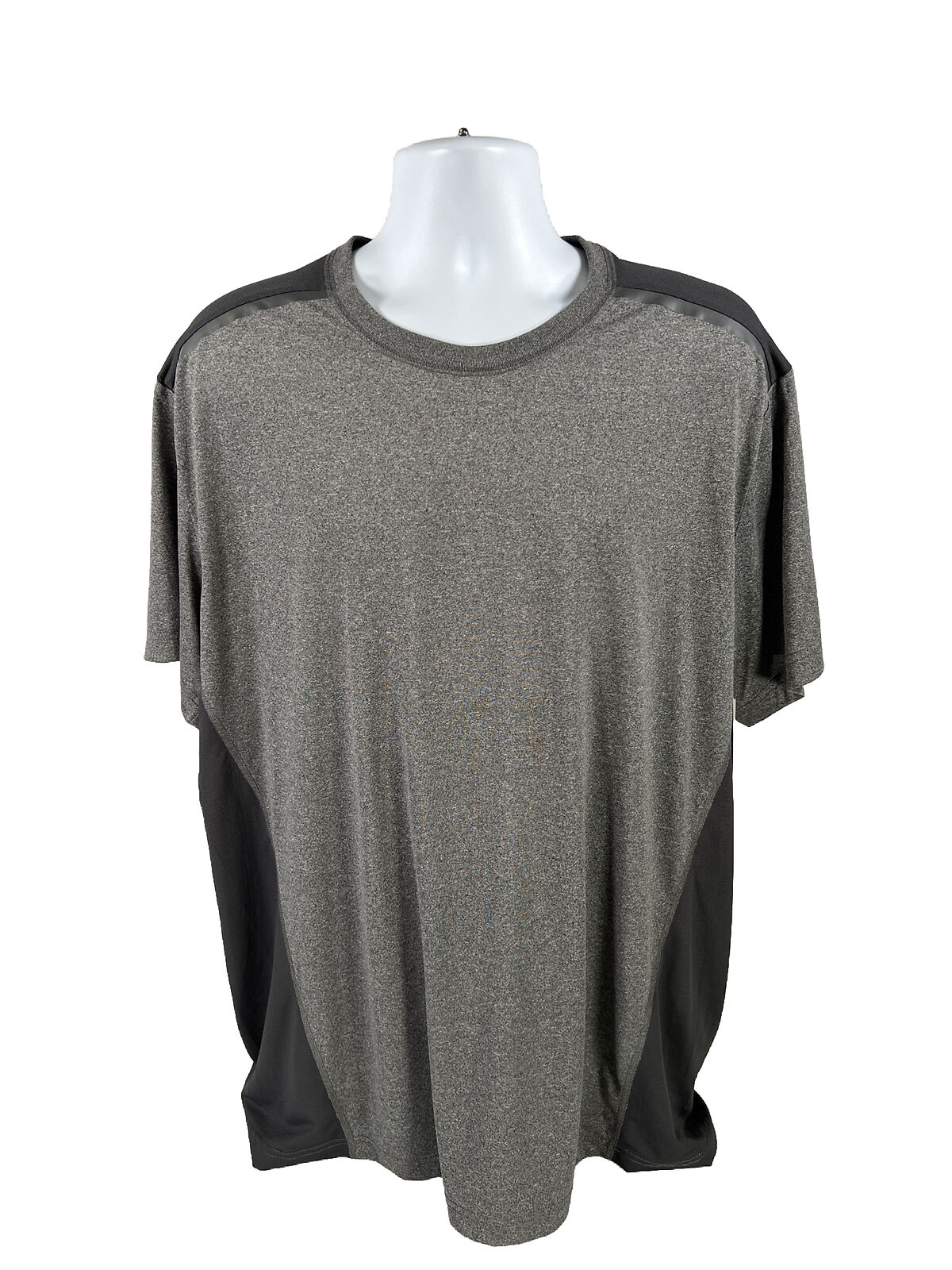NUEVA camiseta deportiva de manga corta gris MSX Michael Strahan para hombre - Tall XLT