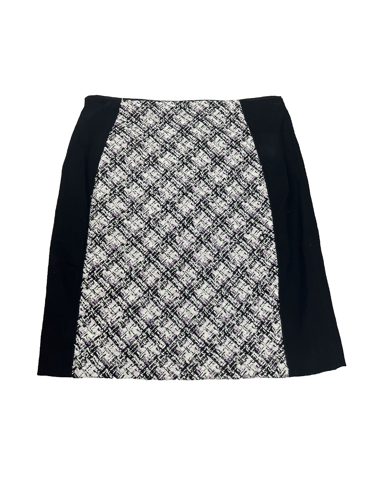 NEW White House Black Market Women's Black Tweed Ponte Pencil Skirt - 4