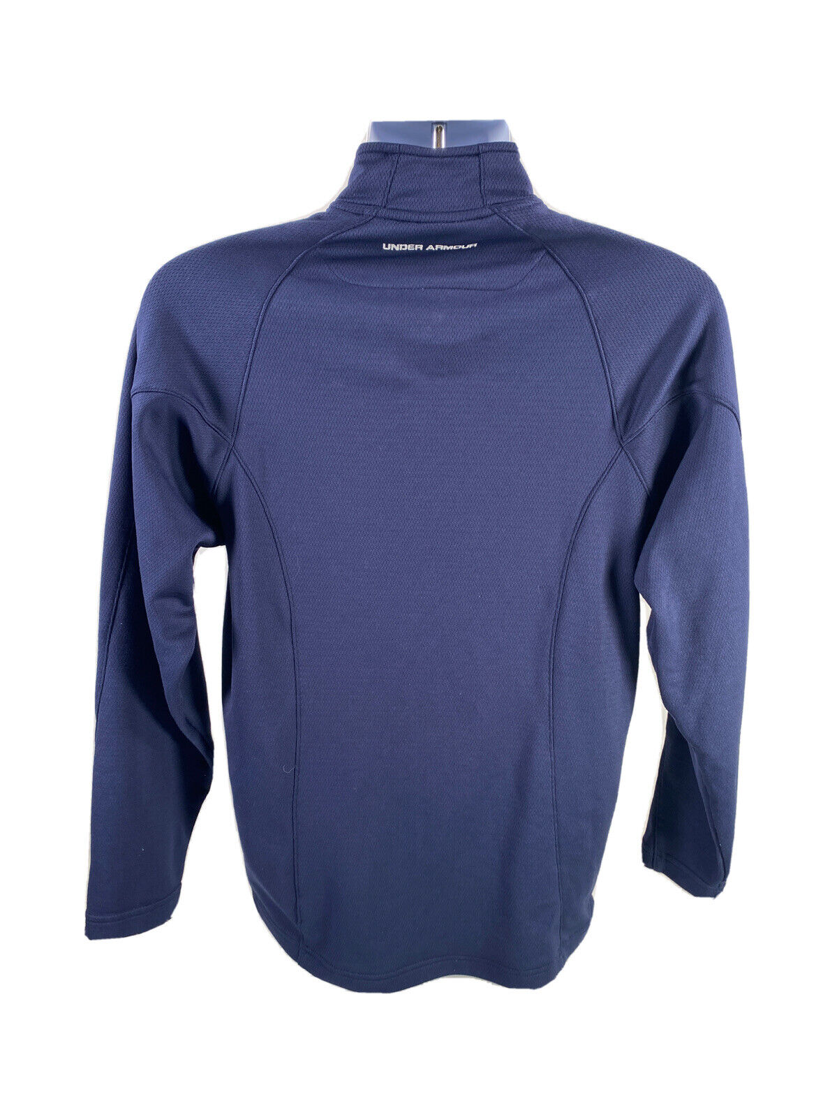 Under Armour Men's Blue 1/4 Zip Pullover Fleece Lined Athletic Shirt - S