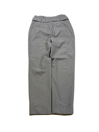 White House Black Market Women's Gray Tapered Ankle Dress Pants -2 Petite
