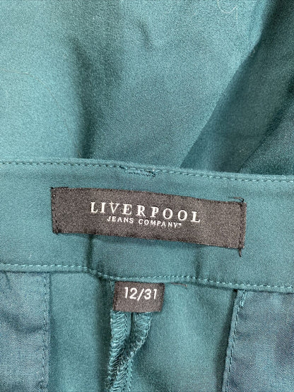 Liverpool Women's Green Trouser Dress Pants - 12/31