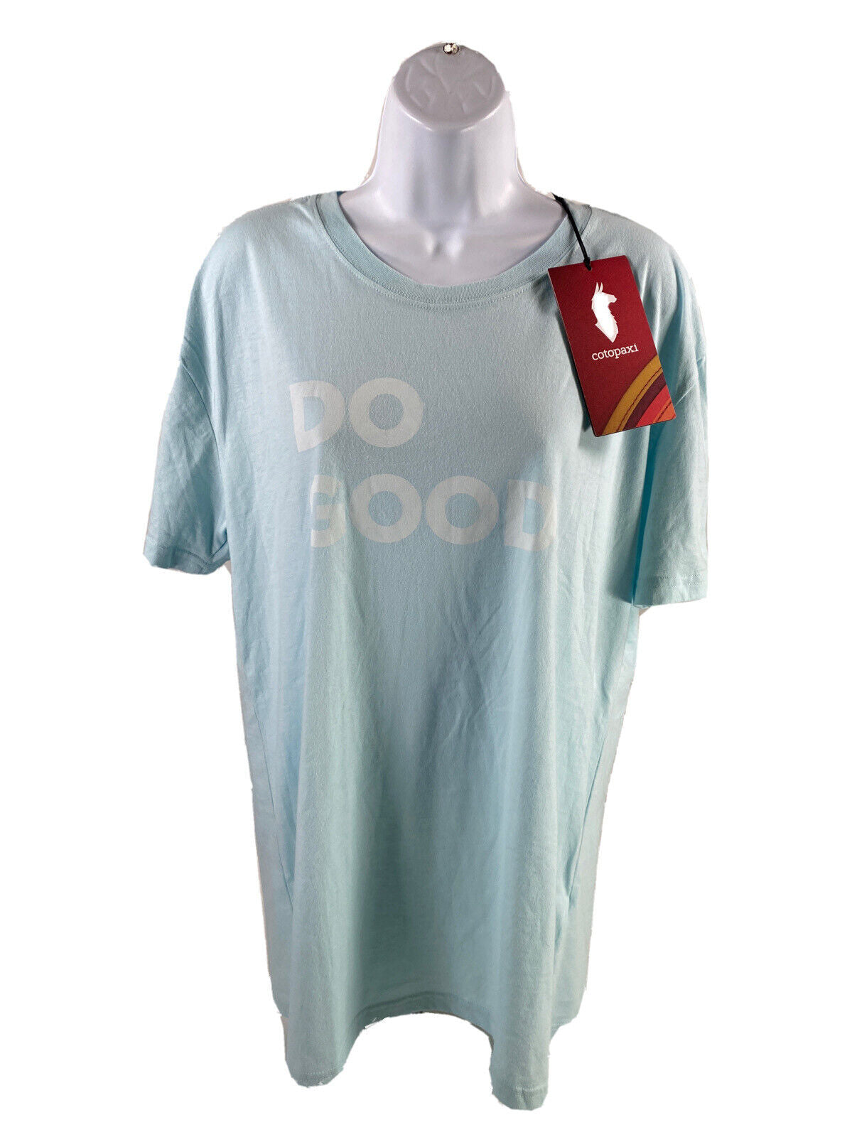 NUEVA camiseta Do Good de manga corta azul Ice de Cotopaxi para mujer - XL