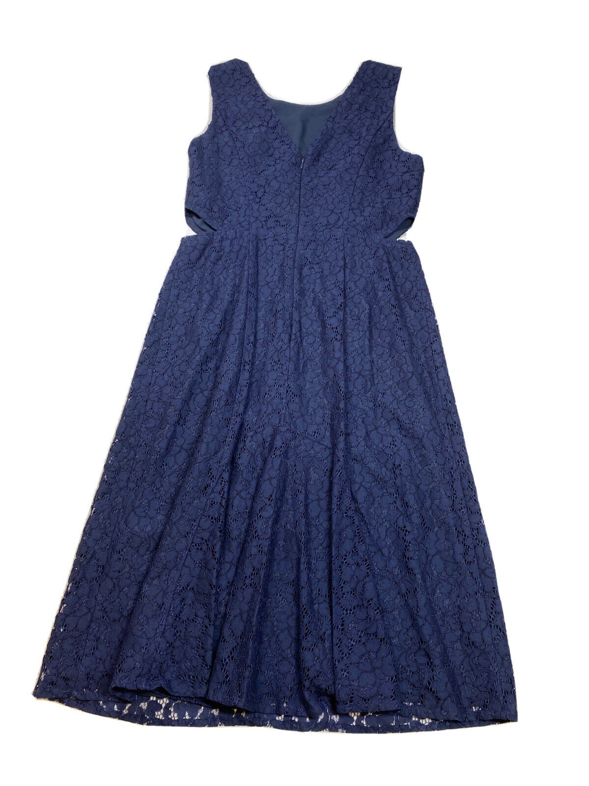 NEW Rachel Roy Women's Navy Blue Lace Side Cutout Sheath Dress - 8