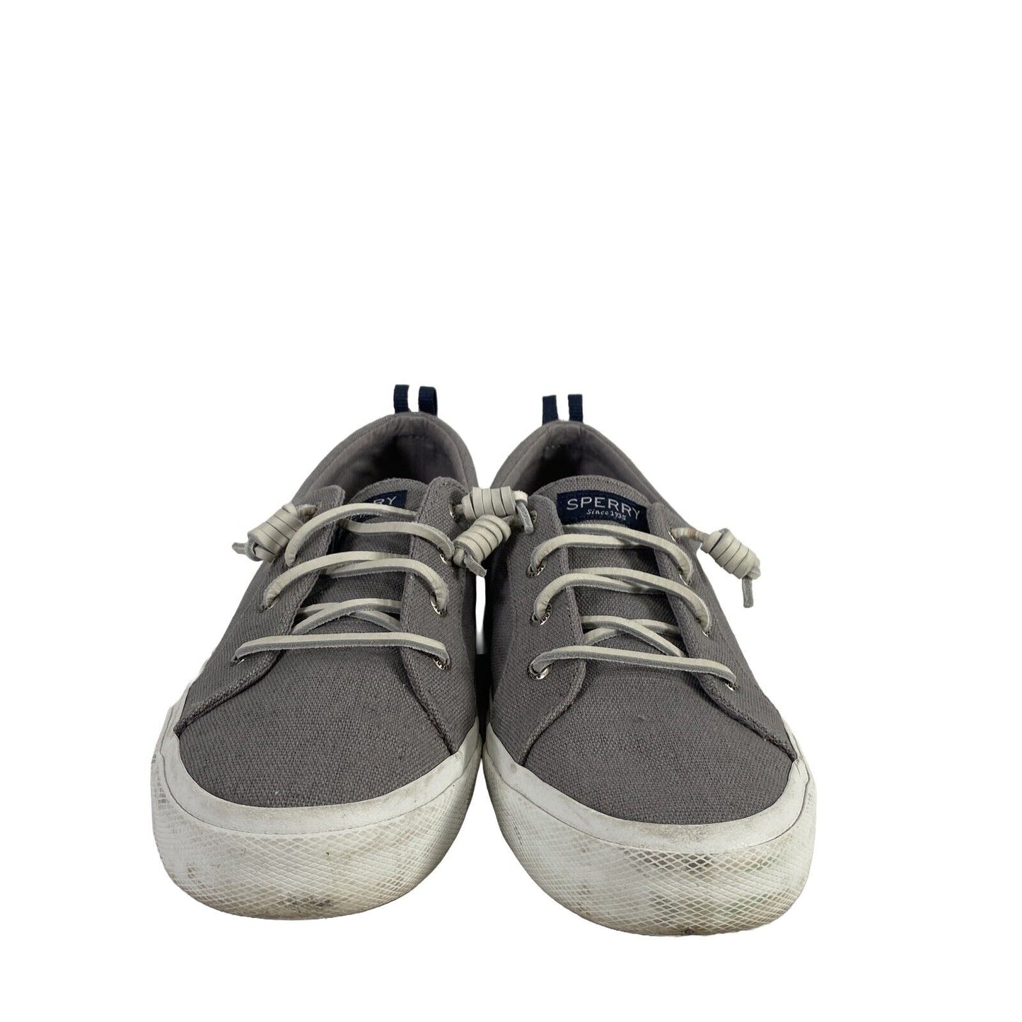 Sperry Pier Wave STS85103 - Zapatillas de lona para mujer, color gris, 9