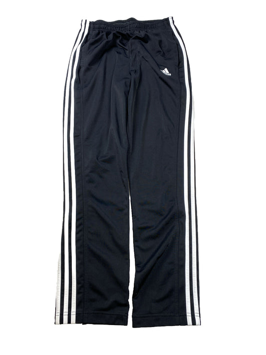 adidas Men's Black Essential 3-Stripe Athletic Pants - M