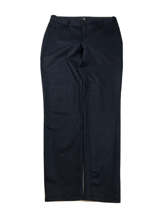 Andrew Marc Women's Dark Blue Stretch Slim Fit Dress Pants - 8