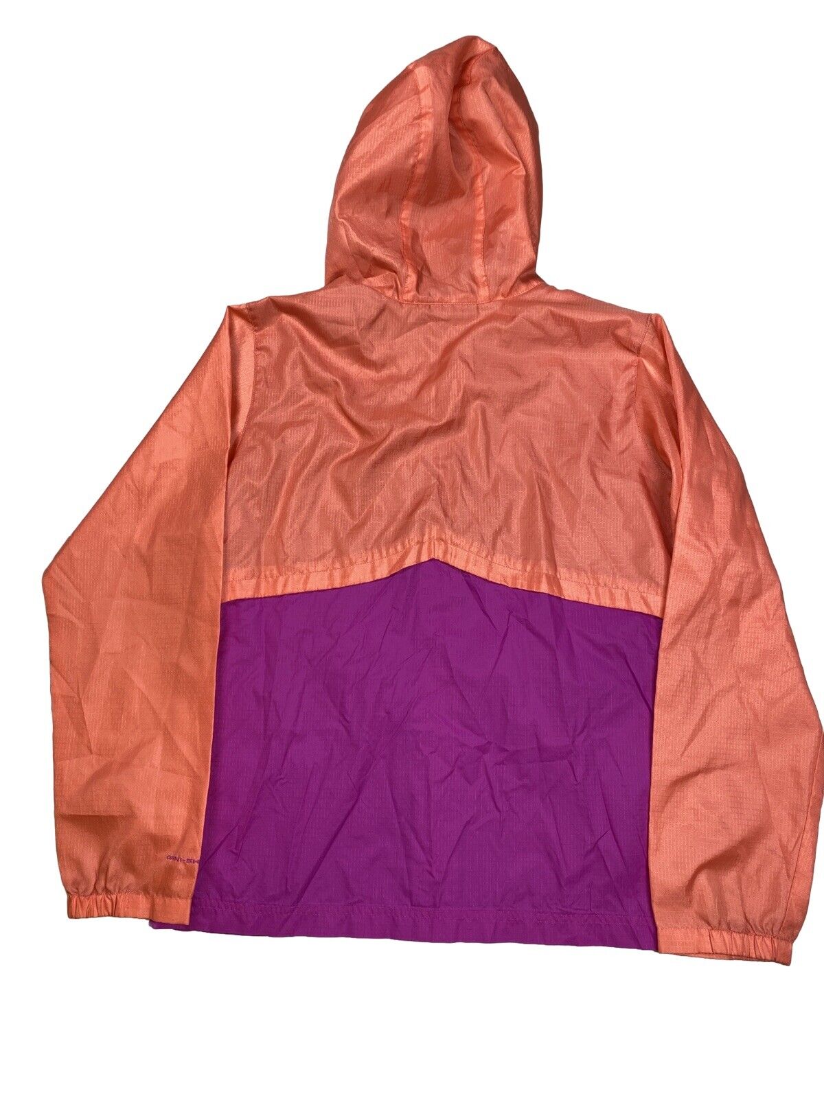 Columbia Girls Purple/Orange Full Zip Windbreaker Jacket - XL (18/20)