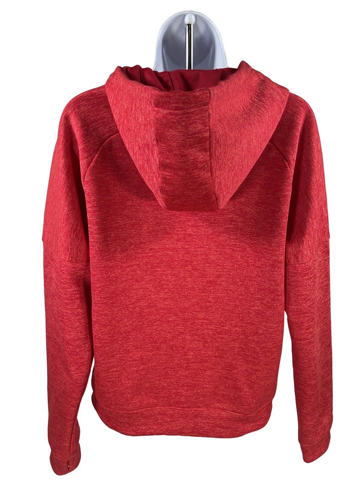 Adidas Women's Pink Full Zip Fleece Lined Hoodie Sweatshirt - M