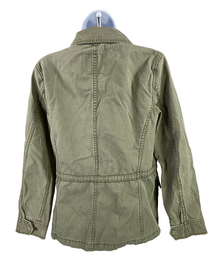 Madewell Women's Green Military Style Jacket - M