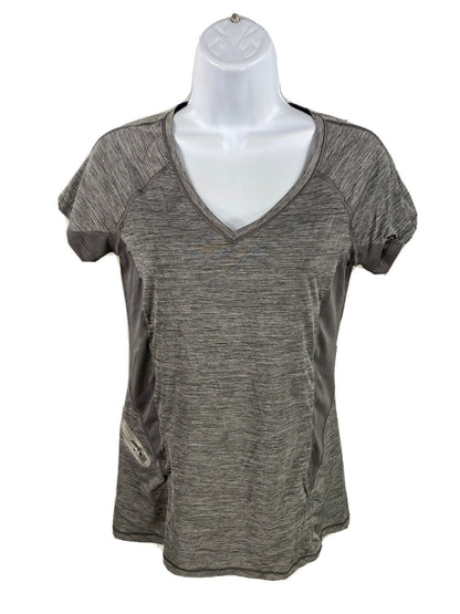 Athleta Women's Gray Forerunner Short Sleeve Athletic T-Shirt - XS