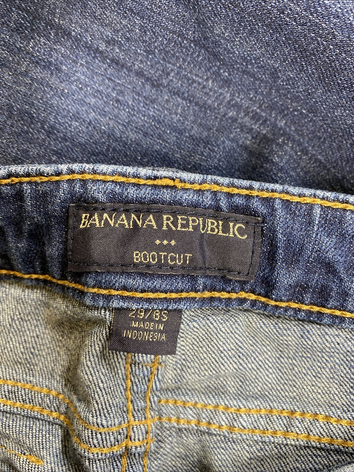 Banana Republic Women's Dark Wash Boot Cut Jeans - 29/8 Short