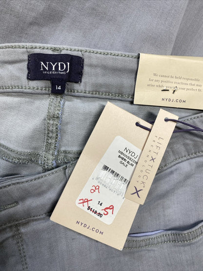 NUEVOS jeans ajustados Sheri grises para mujer Not Your Daughters - 14