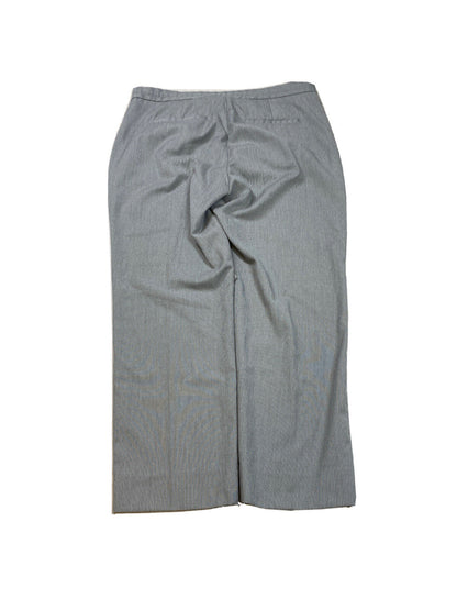 Banana Republic Women's Gray Straight Leg Dress Pants - 6 Short