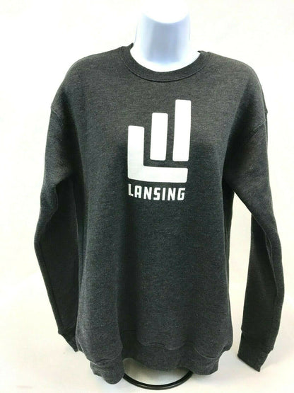 City of Lansing Official Branded - Unisex Gray Crew Sweatshirt - Bella Canvas