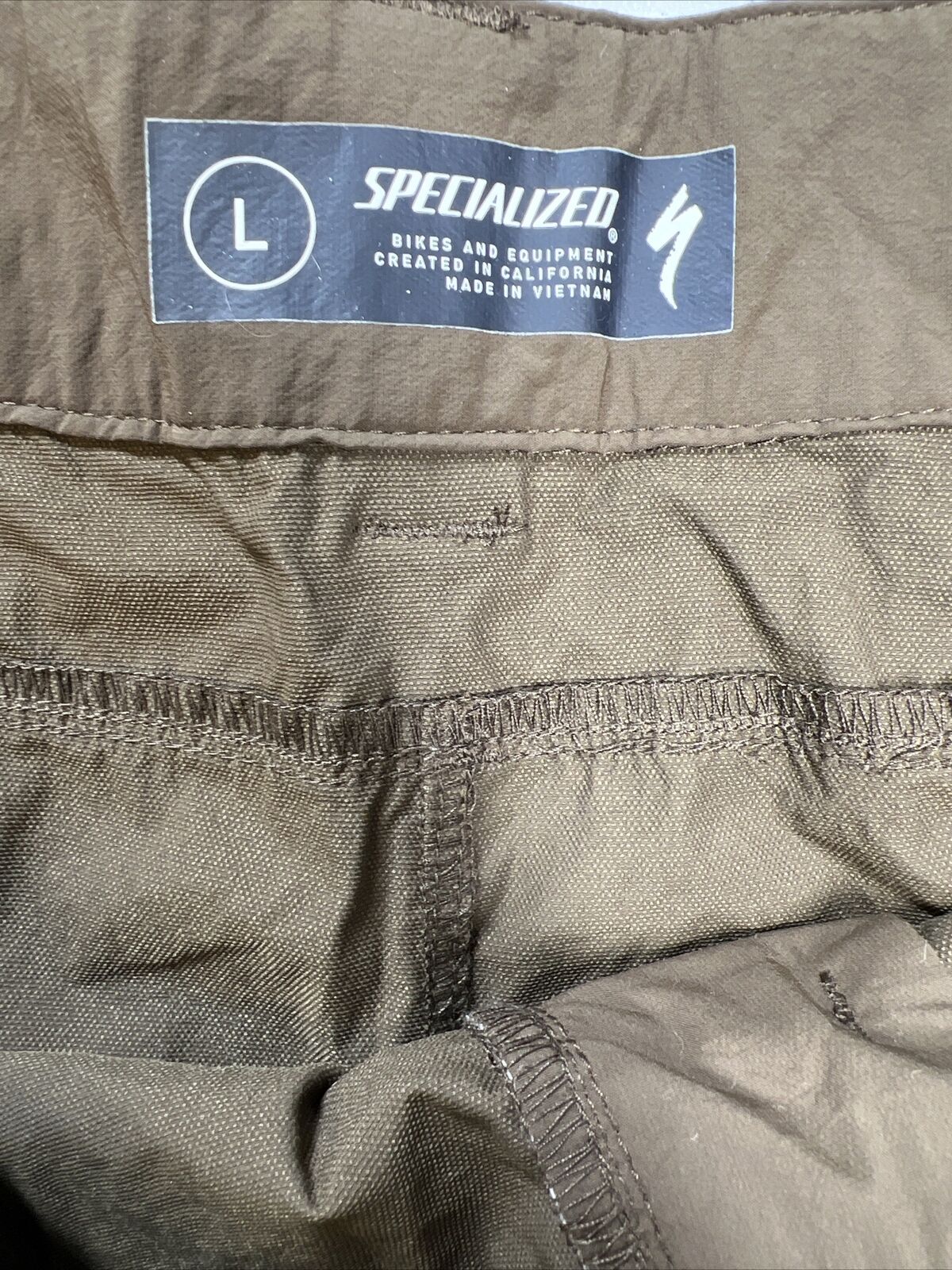 NUEVOS pantalones cortos Specialized ADV Trail Air marrones para mujer - L