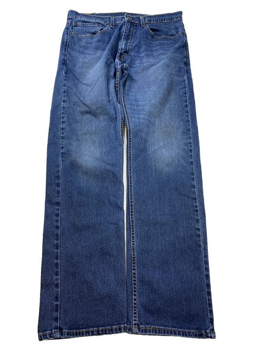 Levis 505 Men's Medium Wash Regular Fit Jeans - 34x32