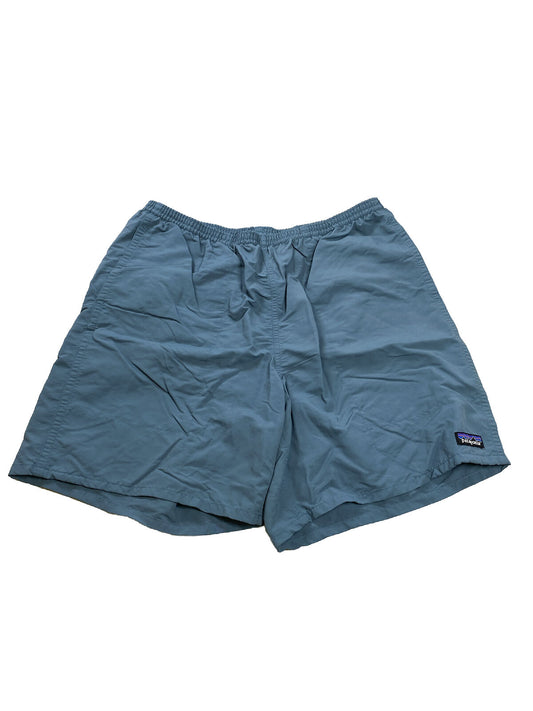 Patagonia Men's Blue Mesh Lined Swim Trunks Shorts with Pockets - L