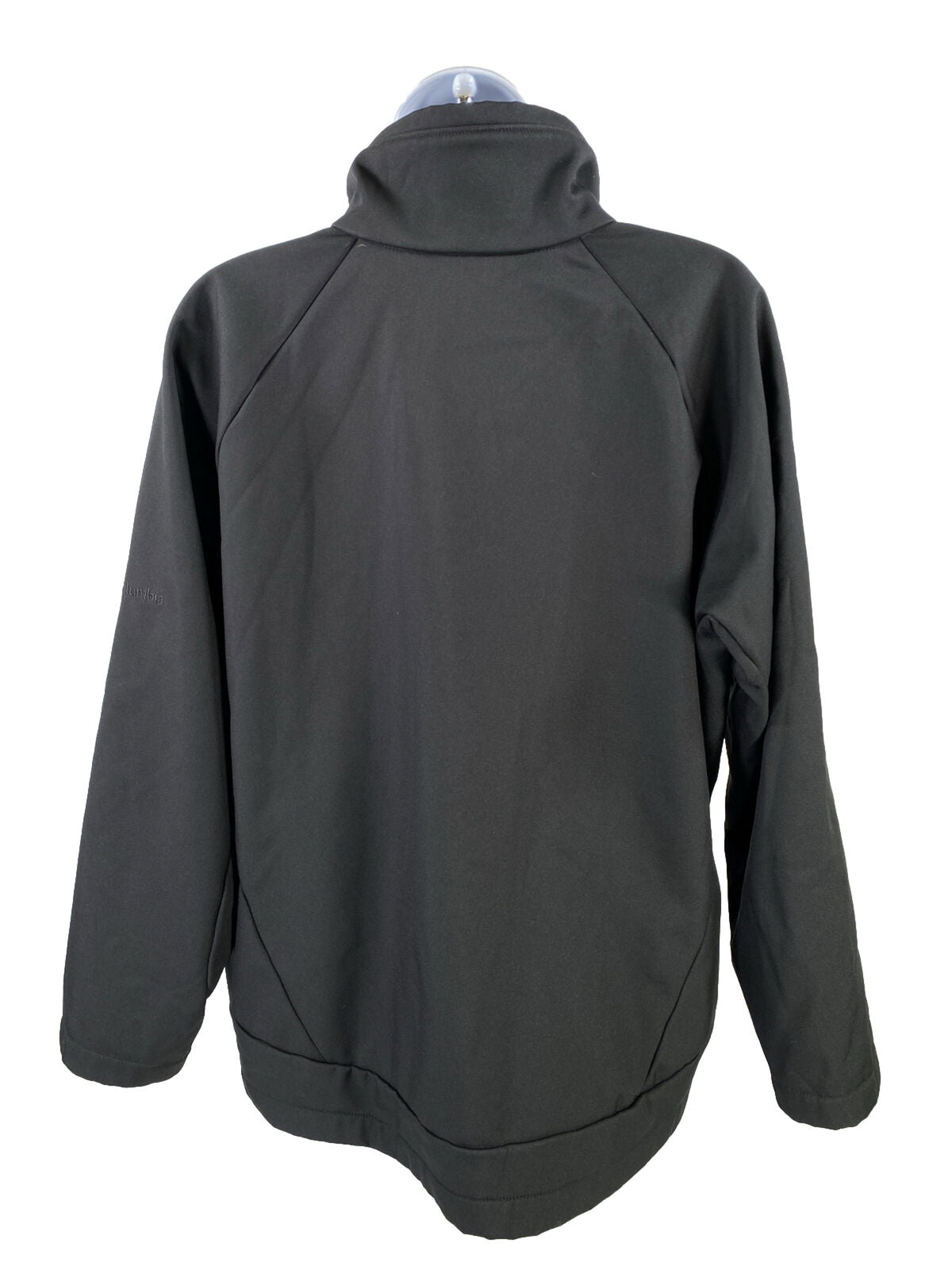 Columbia Women's Black Fleece Lined Long Sleeve Soft Shell Jacket - XL