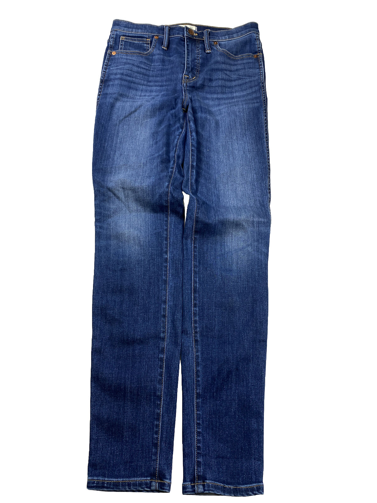 Madewell Jeans ajustados de tiro alto con lavado oscuro 10 para mujer - Alto 28