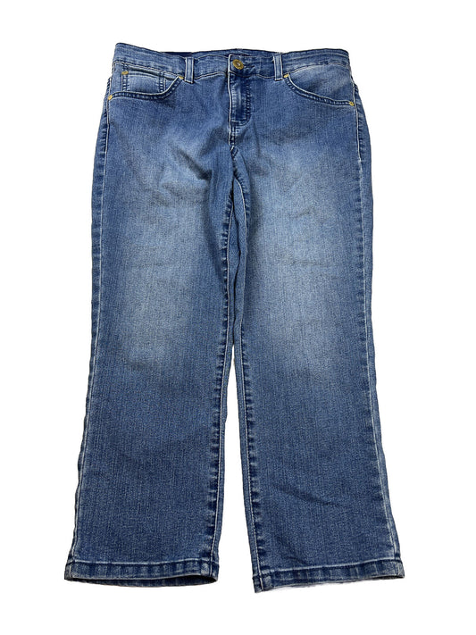 NEW Bandolino Women's Medium Wash Tatyana Slim Capri Stretch Jeans - 8