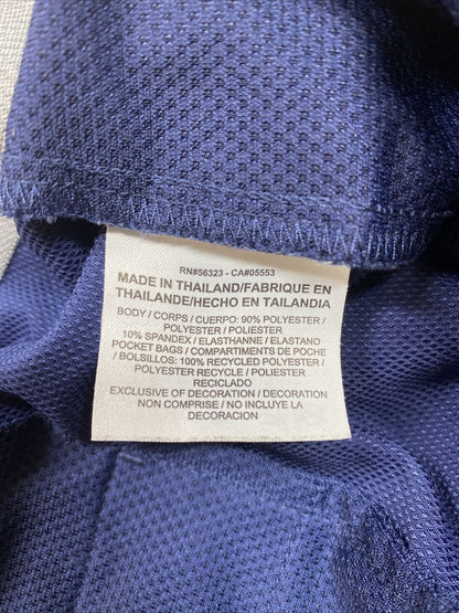 Nike Pantalones cortos de golf de poliéster Dri-Fit azul marino para hombre - 40