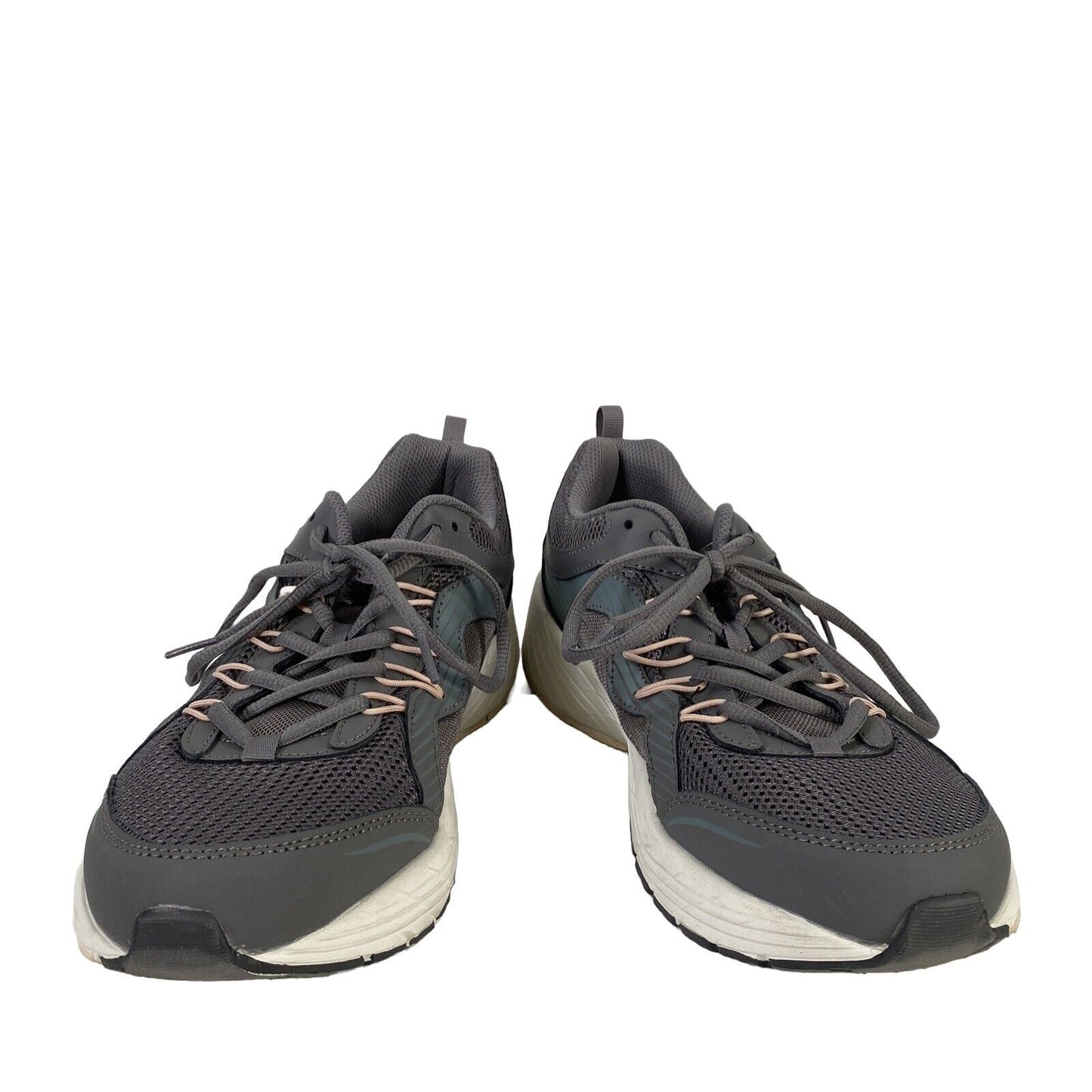 Ryka Women's Gray Intrigue Lace Up Comfort Walking Shoes - 11 Wide