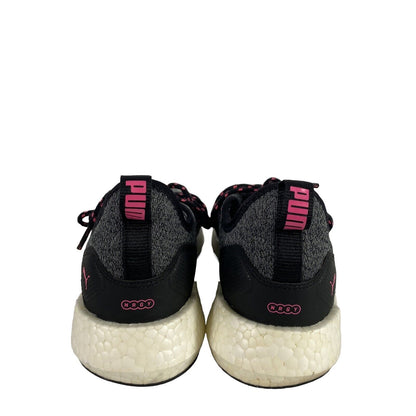 Puma Women's Gray/Pink Softfoam Neko Lace Up Athletic Sneakers - 8