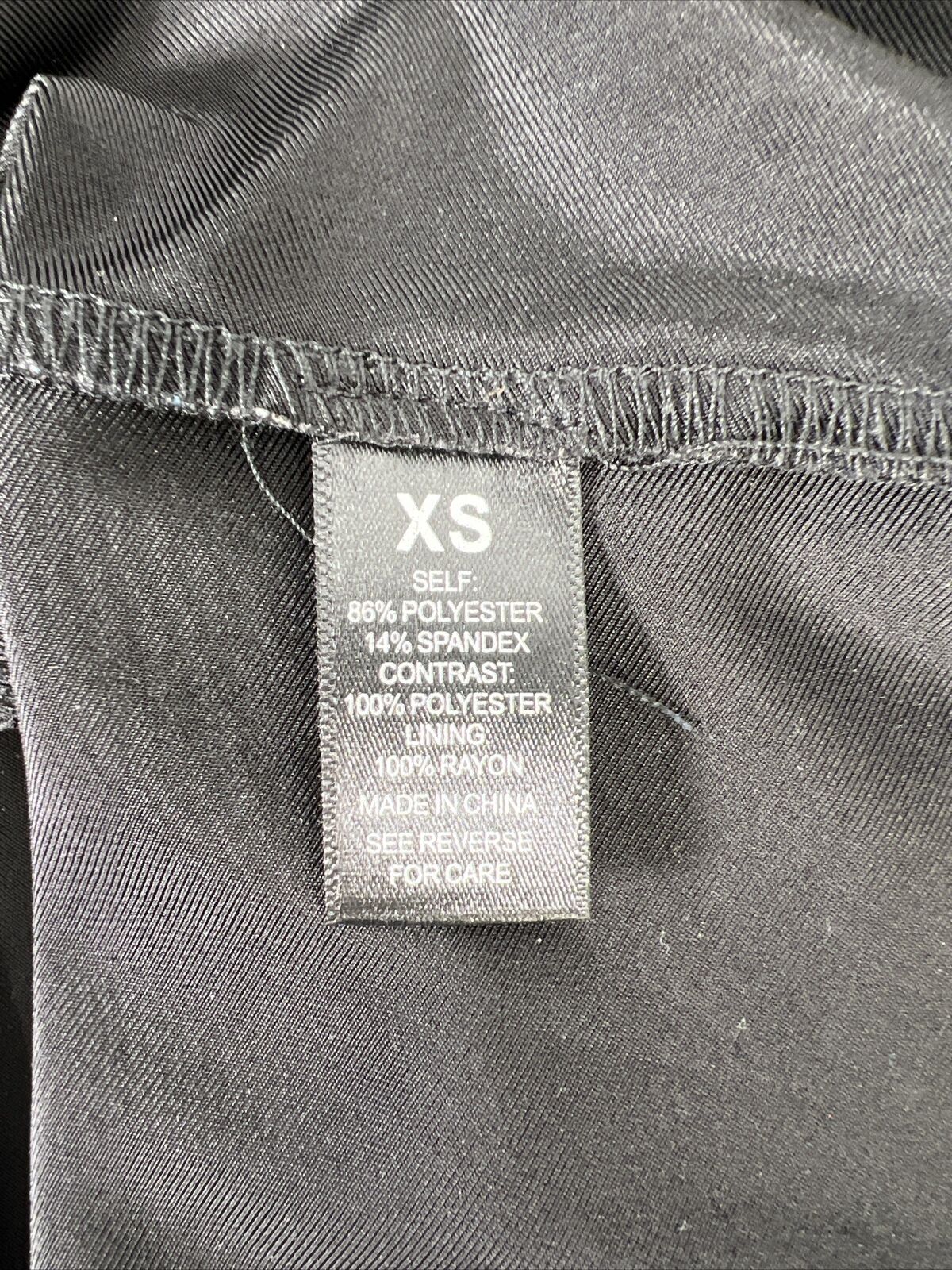 BKE Boutique Top sin mangas de encaje negro para mujer - XS