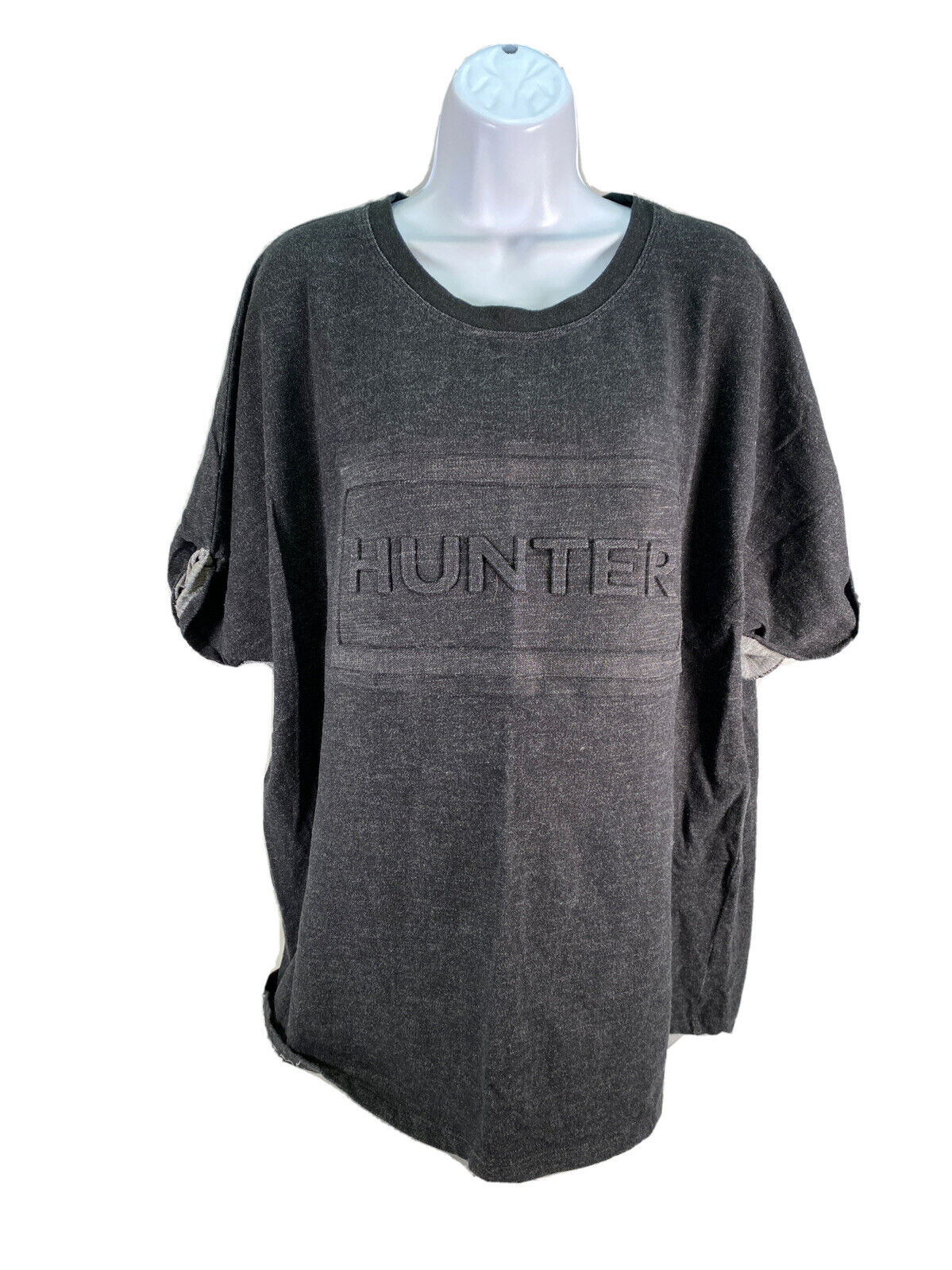 Hunter Target Women's Black Short Sleeve Terry Sweatshirt Sz XXL