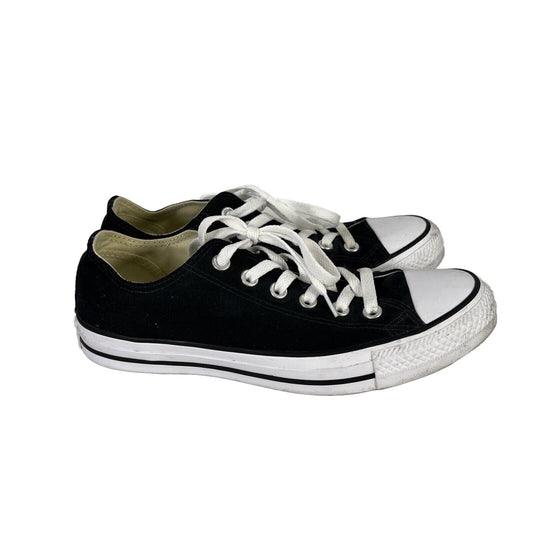 Converse Women's Black Lace Up Low Top Canvas Sneakers - 8