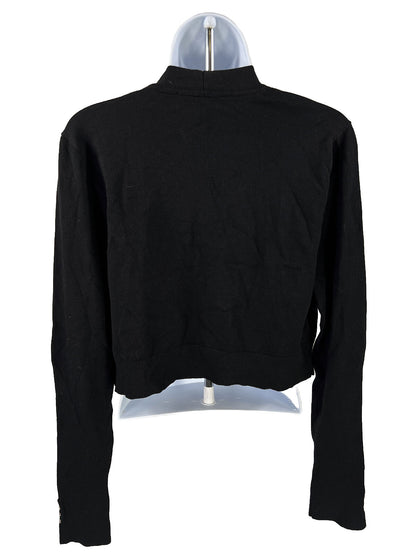 White House Black Market Women's Black Shrug Cardigan Sweater - M