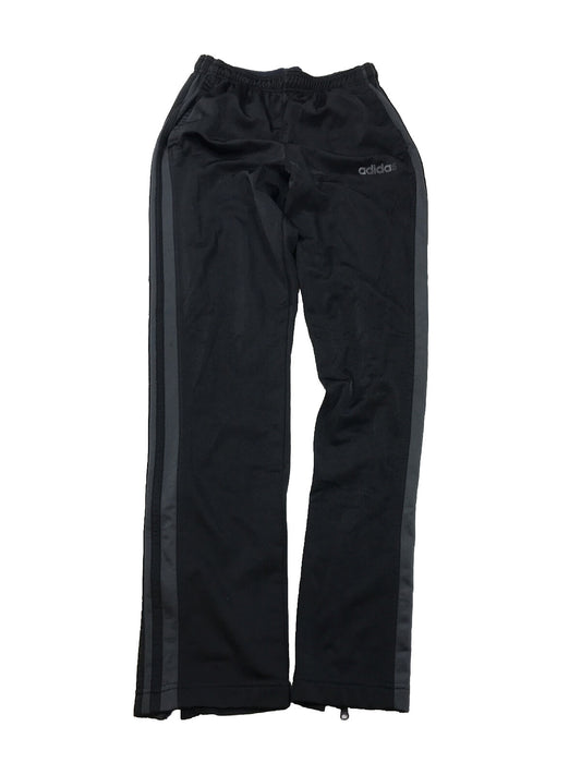 adidas Men's Black Primegreen Zipper Ankle Athletic Pants - M