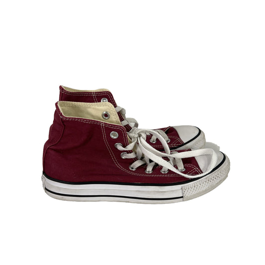 Converse Chuck Taylor Women's Red Lace Up Sneakers - 8