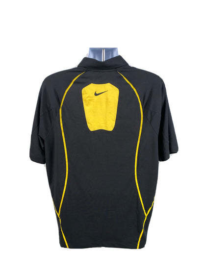Under Armour Camiseta deportiva sin mangas HeatGear azul/amarillo para hombre - M