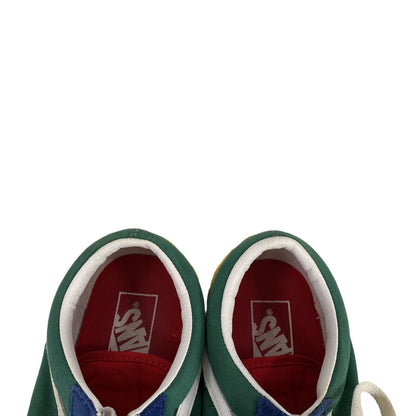 Vans Unisex Blue/Green Low Top Old Skool Lace Up Sneakers - Women's 9.5