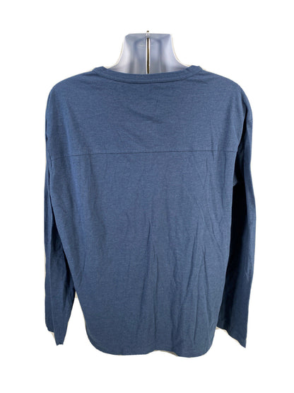 Duluth Men's Navy Blue Long Sleeve Cotton Blend T-Shirt Sz XL