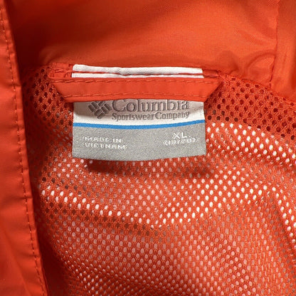 Columbia Youth Boys Big Kids Orange Spring Windbreaker Jacket - XL 18/20